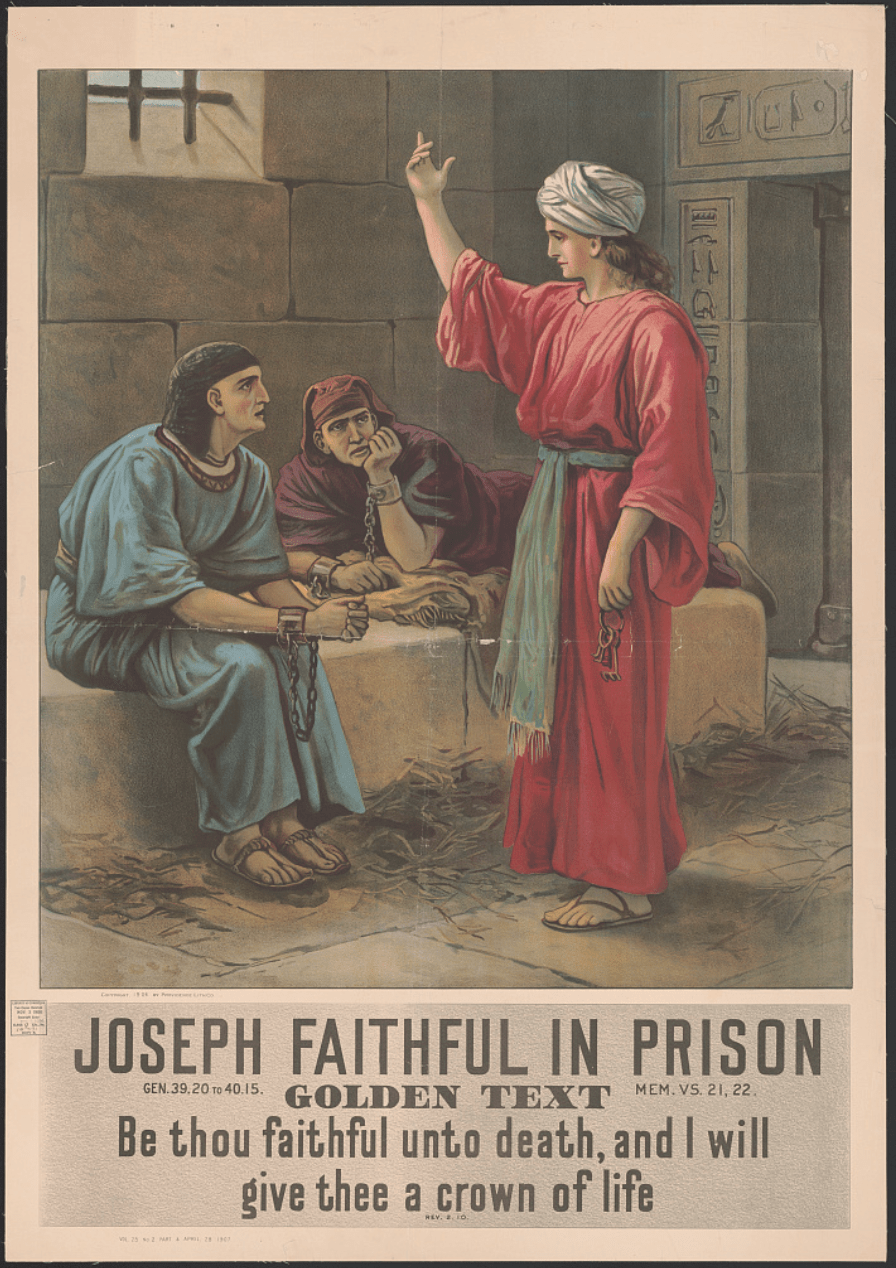 Joseph in prison, USA, 1906, 14391 U.S. Copyright Office, Library of Congress